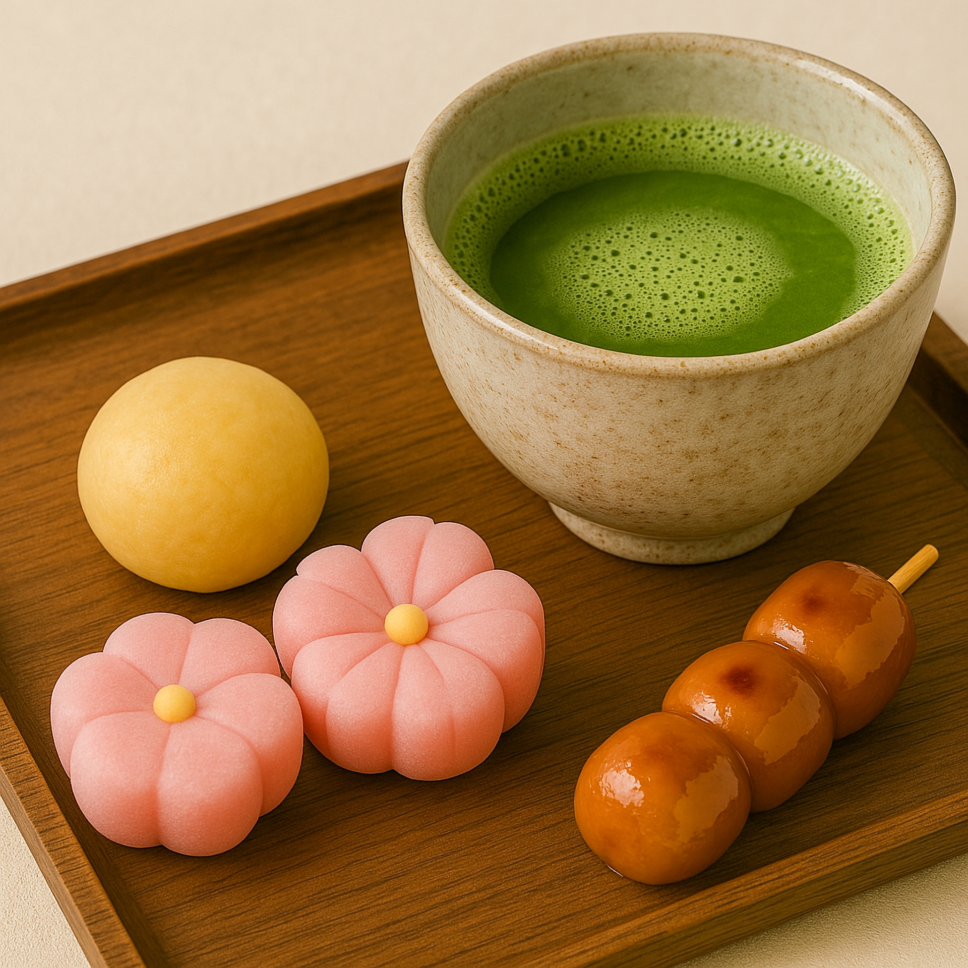 日本茶と和菓子